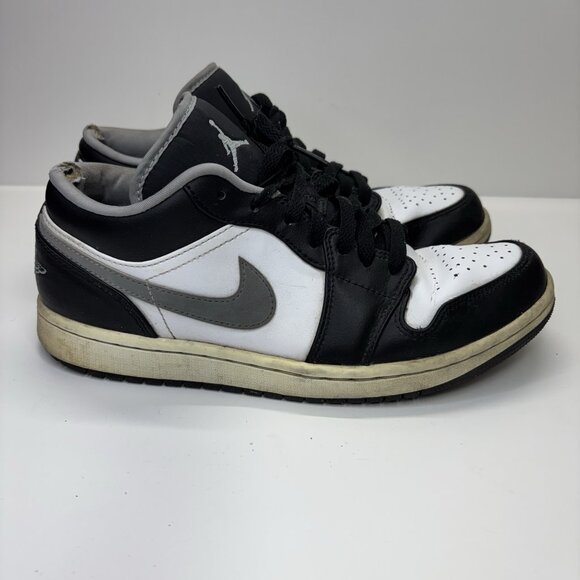 Jordan Other - Nike Air Jordan 1 Low ‘Shadow’ Black White Grey Sneakers 553558-040 Size 8 Skate